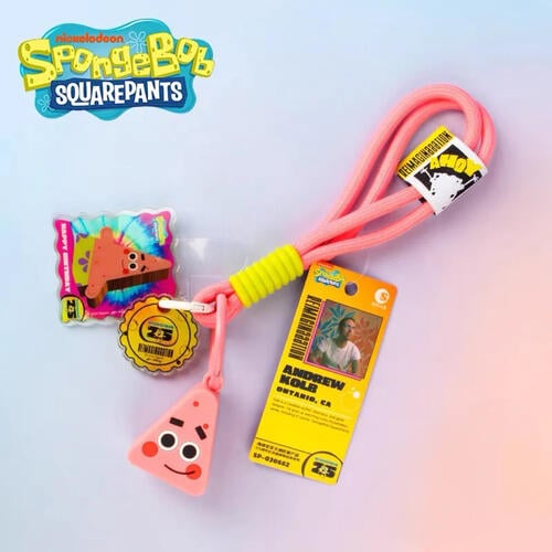 Spongebob海綿寶寶 卡通形象產品-25周年紀念版萌物掛飾系列-隨機發貨