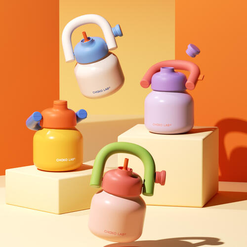 CHAKO LAB 1000ml不鏽鋼保溫拎拎壺#螢火之森