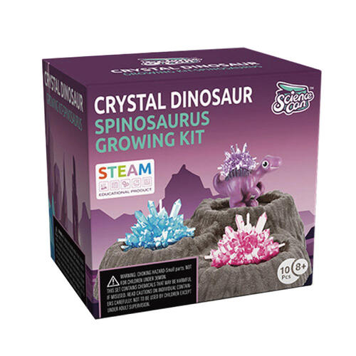 Top Bright STEAM Toys: Growth Crystal Dinosaur (Purple)