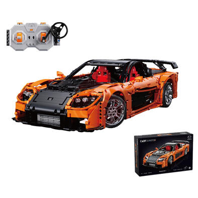 Cada咔搭 1:8 MAZDA RX-7授權積木遙控車