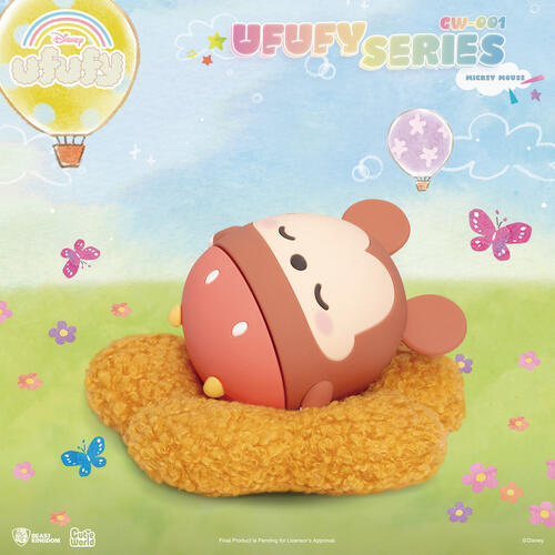 Disney迪士尼 CW-001 Ufufy圓滾滾系列 盲盒套組 - 隨機發貨
