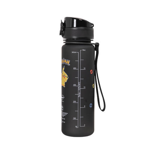 Pokemon Pikachu Water Bottle 500ml &ndash; Black
