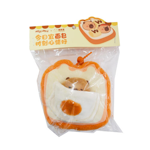 TUNTUNZAI卡皮巴拉	豚豚崽烘焙坊-吐司煎蛋被掛件