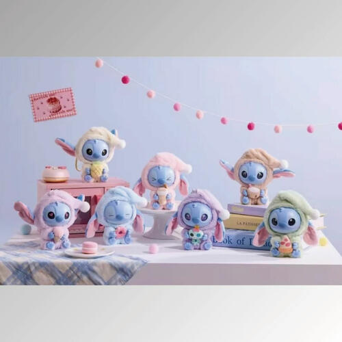 Disney Stitch Eat Something Before Sleep Collection Vinyl Plush Toy Surprise Box