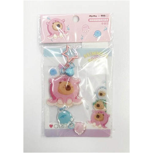 TUNTUNZAI卡皮巴拉	豚豚崽度假壓克力掛件-章魚