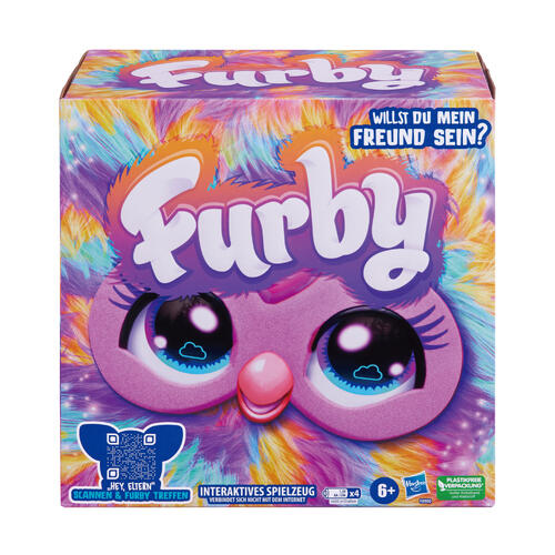 Furby 菲比小精靈 電子互動絨毛玩偶 (彩色)