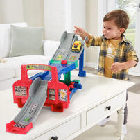 Vtech 聲光城市嘟嘟車-4合1賽車場軌道組