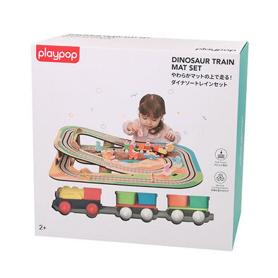 playpop 恐龍樂園火車遊戲墊套裝