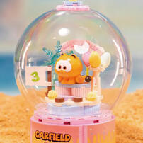 Pantasy拼奇  加菲貓 水晶球系列 生日蛋糕 收藏積木(86803)