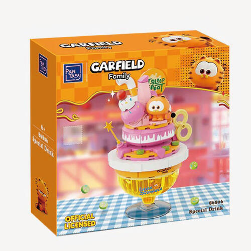 Pantasy拼奇 Garfield加菲貓奶油特調 收藏積木(86806)