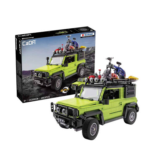 Cada 1:12授權JIMNY遙控積木吉普車(經典越野款)