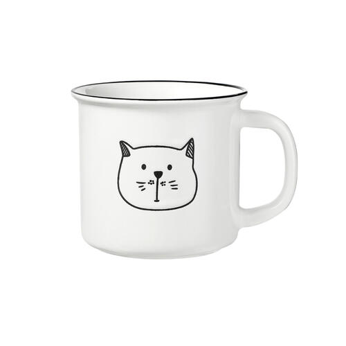 Miniso&nbsp;	卡通貓咪馬克杯(390mL)- 隨機發貨