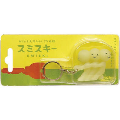 Smiski 夜光精靈鑰匙圈 拉鑰匙(同心協力)