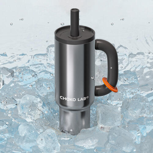 CHAKO LAB 1050ml不鏽鋼保溫霸王杯#曜石黑