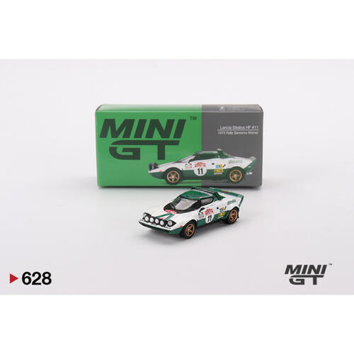 MINIGT	Lancia Stratos HF 1975 Rally Sanremo Winner #11 合金車628
