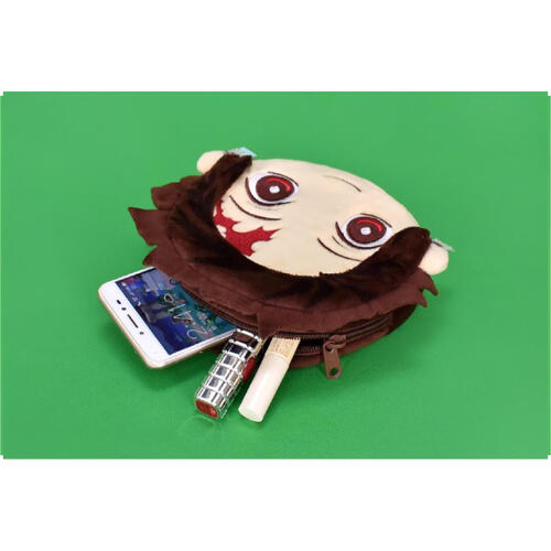 Demon Slayer鬼滅之刃-頭型厚錢包 6吋 - 隨機發貨