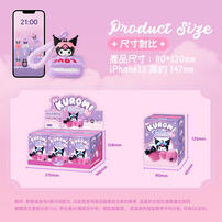 Sanrio MarTube x Sanrio 酷洛米 絨毛吊飾 盲盒@6- 隨機發貨