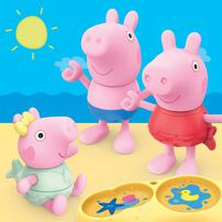 Peppa Pig Pig Siblings Beach Day