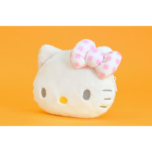 Sanrio三麗鷗頭形手拿包-KT 6吋