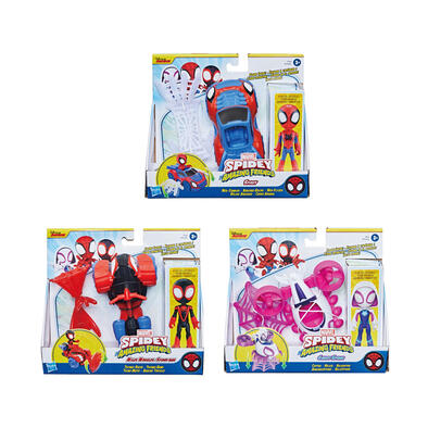 Spidey And His Amazing Friends 漫威蜘蛛人與他的神奇朋友們 - 4吋英雄及載具- 隨機發貨
