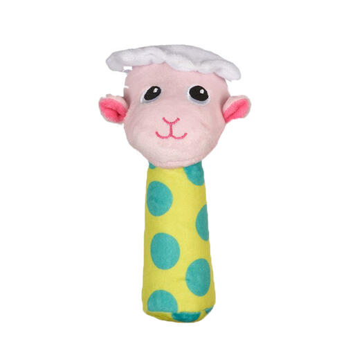  Top Tots Soft Animal Rattle- Assorted