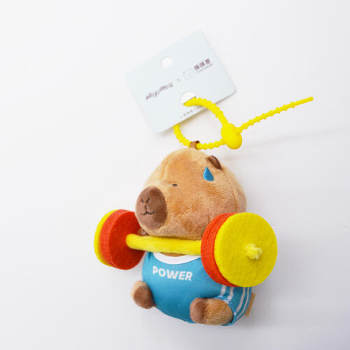 TUNTUNZAI卡皮巴拉	豚豚崽運動舉重掛件