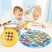 Top Bright Happy Ocean Fishing Group 26 Pieces