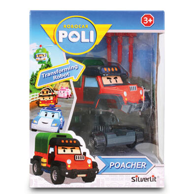 Robocar Poli波力救援小英雄 4吋變形波契
