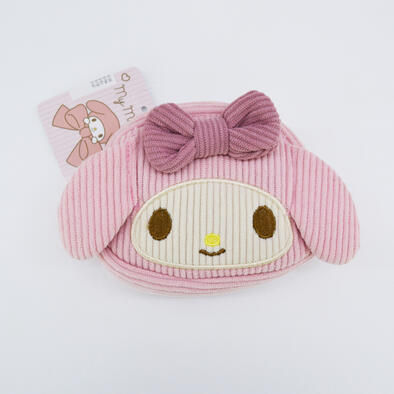 Sanrio 三麗鷗燈心絨角色錢包-美樂蒂