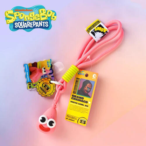 Spongebob海綿寶寶 卡通形象產品-25周年紀念版萌物掛飾系列-隨機發貨