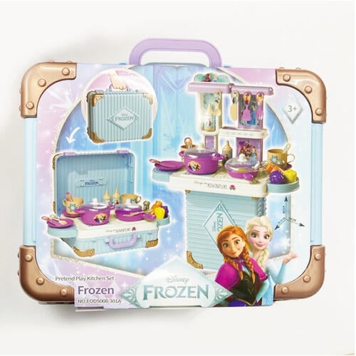 Disney Frozen迪士尼冰雪奇緣 迪士尼旅行小提箱-冰雪奇緣廚具