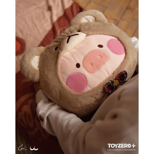 LuLu the Piggy - Teddy LuLu Hand Warmer Cushion + Blanket