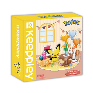 Qman Keeppley Pokemon寶可夢 小場景系列 皮丘 甜蜜布置