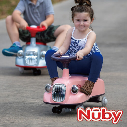 NUBY兒童平衡扭扭車-粉