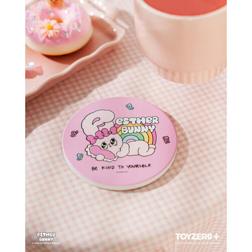 Esther Bunny艾絲樂小兔 - 吸水杯墊 (Ribbon Bunny)