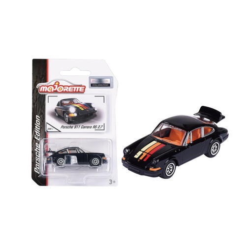 Majorette美捷輪小汽車-保時捷911 RS 2.7限定黑