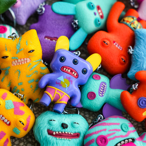 FUGGLER 放克牙寶鑰匙圈-調皮鬼2- 隨機發貨