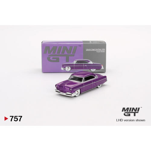 MINIGT	Lincoln Capri Hot Rod 1954 Purple Metallic 合金車 757 