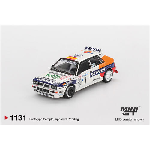 MINIGT	Lancia Delta HF Integrale Evoluzione #1 1993 Rallye Monte-Carlo 合金車1131