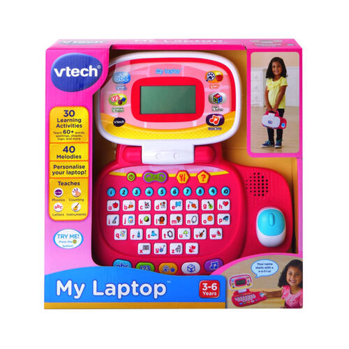 Vtech 智慧學習小筆電-粉紅