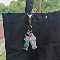 Chibi Maruko 櫻桃小丸子 鑰匙圈-藤木永澤