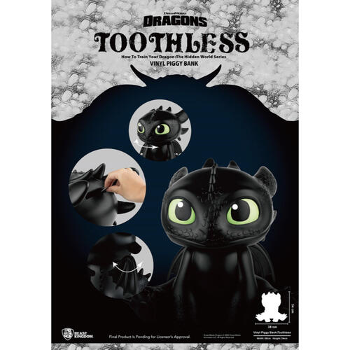  HOW TO TRAIN DRAGON VPB-010-馴龍高手系列  大型搪膠存錢筒 無牙款