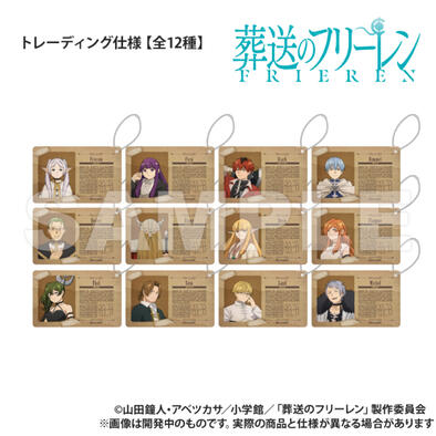 Frieren葬送的芙莉蓮 盲抽身分證風格壓克力卡(全12種)- 隨機發貨