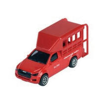Majorette 美捷輪小汽車-Isuzu D-Max泰國運輸車紅