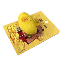 TUNTUNZAI卡皮巴拉	豚豚崽豚個好運元寶疊疊髮夾