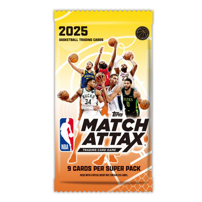 kayou卡游 2025 NBA MATCH ATTAX 籃球對戰卡超能包- 隨機發貨