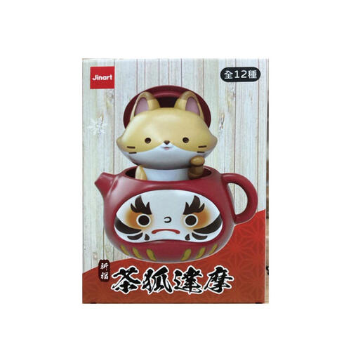 Jinart 茶狐達摩1+2代-隨機出貨