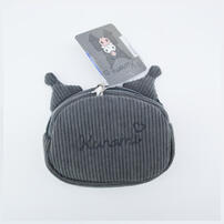 Sanrio 三麗鷗燈心絨角色錢包-酷洛米