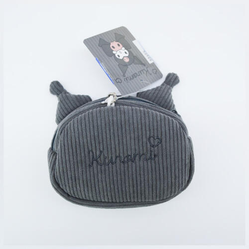 Sanrio 三麗鷗燈心絨角色錢包-酷洛米