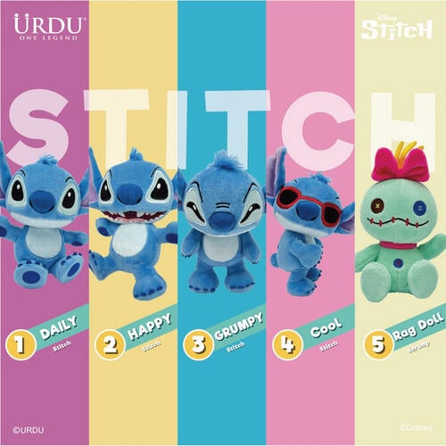Disney Action Soft Toy Series Stitch Blind Box - Assorted